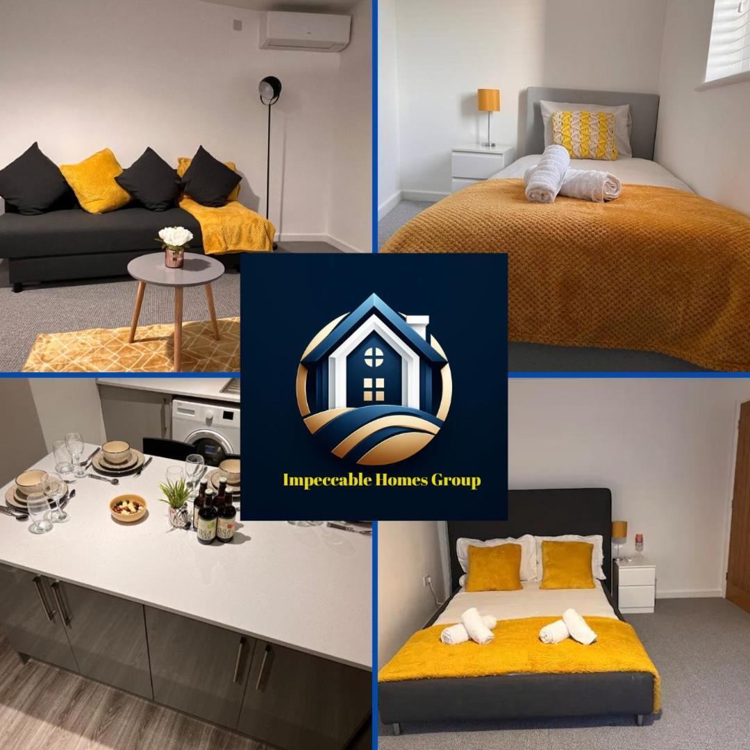 Superb Modern Flat In Northampton, Parking &Ev公寓 外观 照片